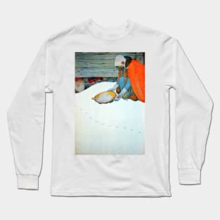 Christmas Eve Nissen - John Bauer Long Sleeve T-Shirt